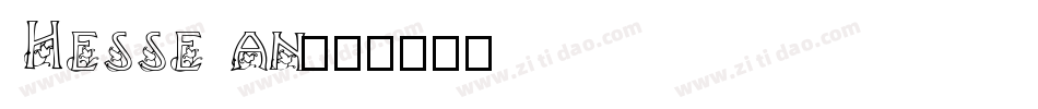 Hesse an字体转换